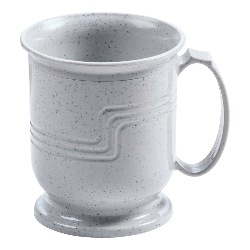 Cambro Shoreline Insulated Delivery Ware Mug, 8 oz, Grey (48-pack)