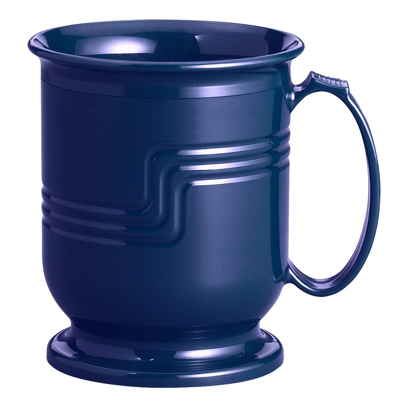 Cambro Shoreline Insulated Delivery Ware Mug, 8 oz, Navy Blue (48-pack)