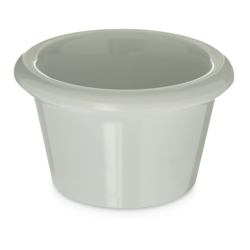 Carlisle Smooth Ramekin, 1.5 oz, Melamine, White