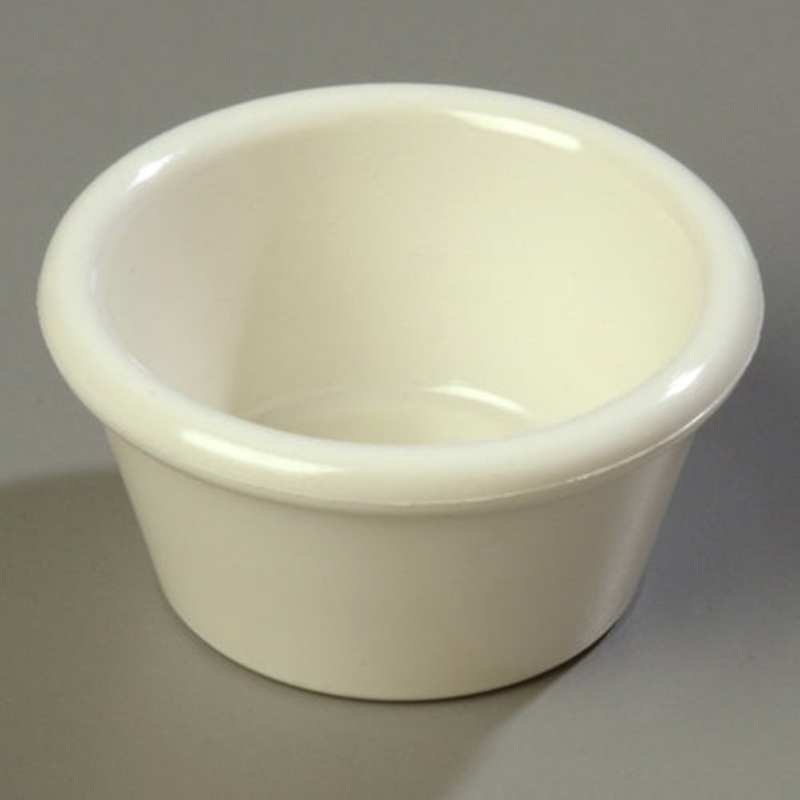 Carlisle Smooth Ramekin, 2 oz, Melamine, Bone (72-pack)