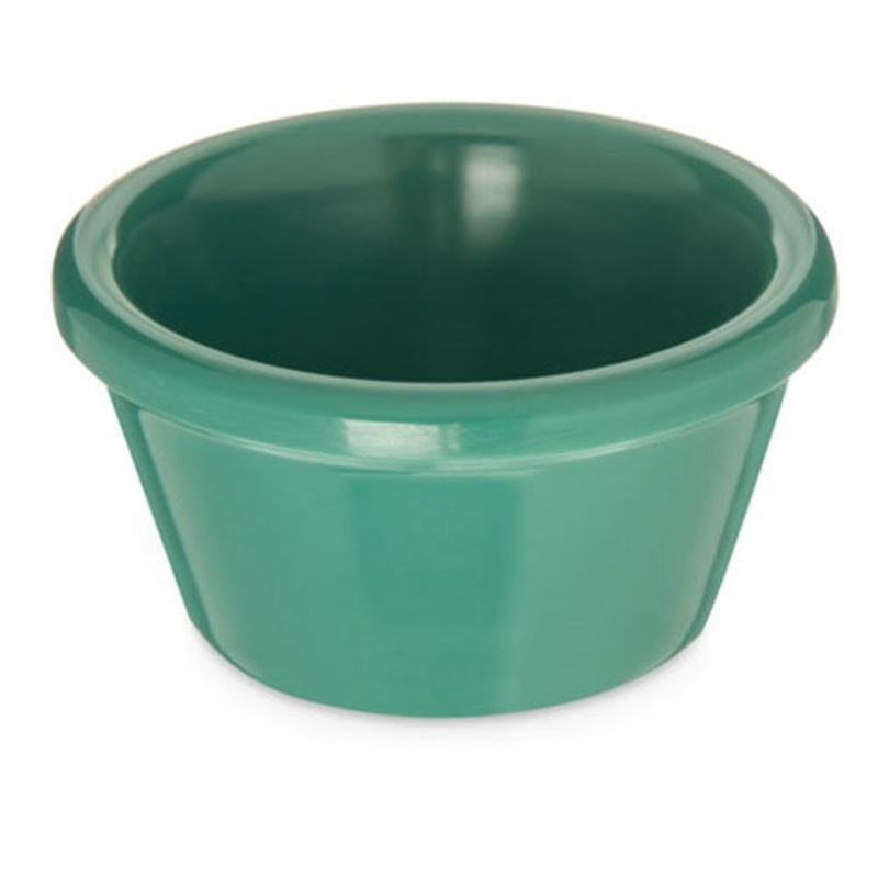 Carlisle Smooth Ramekin, 2 oz, Melamine, Green