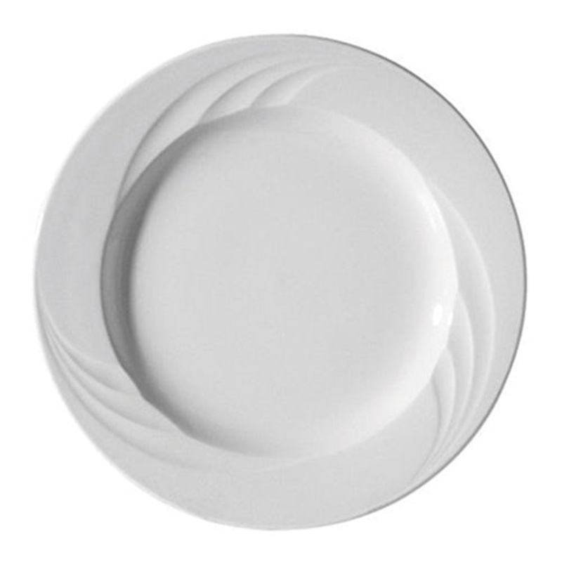 Continental China Everest Plate, 10", White (24-pack)