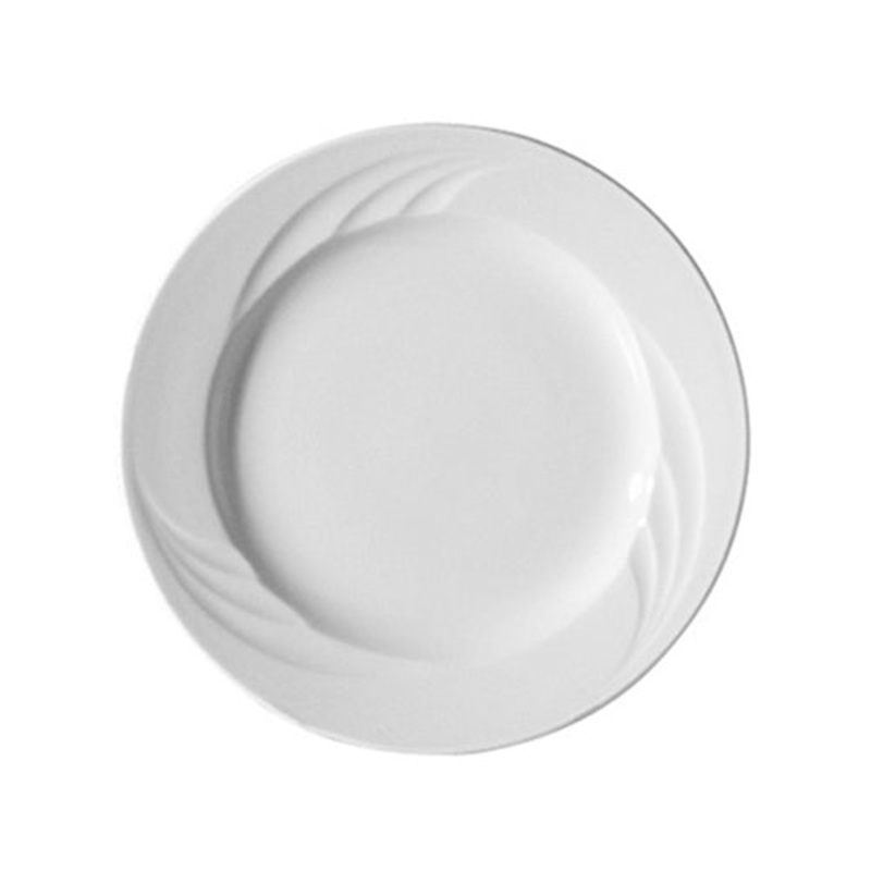 Continental China Everest Plate, 8", White (24-pack)