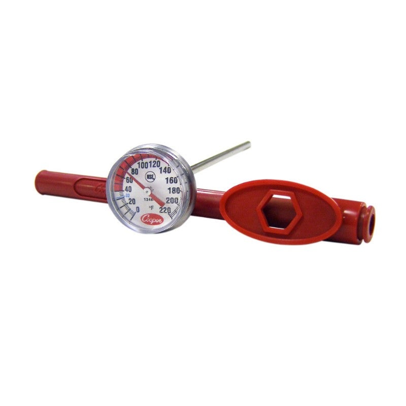Cooper-Atkins Pocket Dial Thermometer with Sleeve, 0F-220F (2-pack)