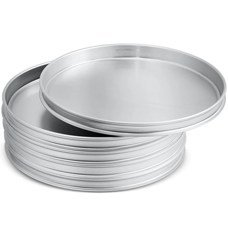 Crown Rim Stacking Pizza Pan, 10", Aluminum