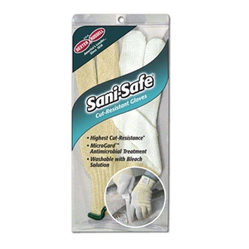 Dexter Cut Resistant Glove, Large, White/Beige