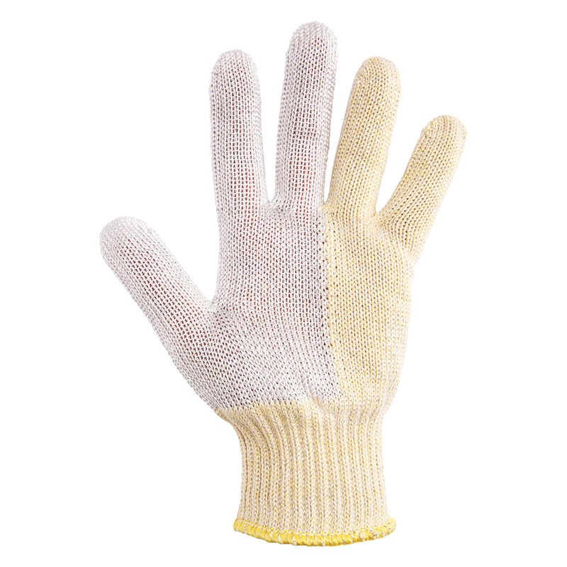 Dexter Cut Resistant Glove, Medium, White/Beige