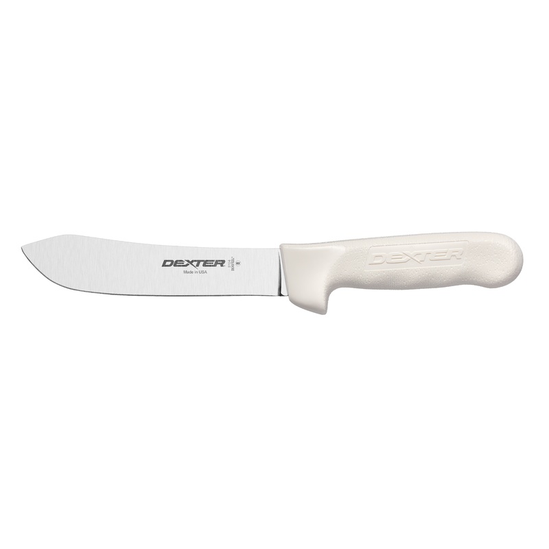Dexter Sani-Safe Butcher Knife, 6", White