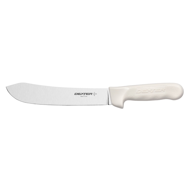 Dexter Sani-Safe Butcher Knife, 8", White
