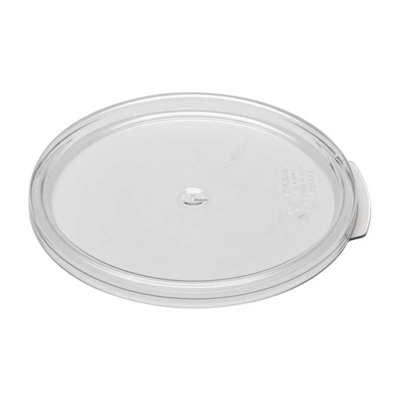 Cambro Camwear Round Food Storage Container Lid, 2-4 qt, Clear