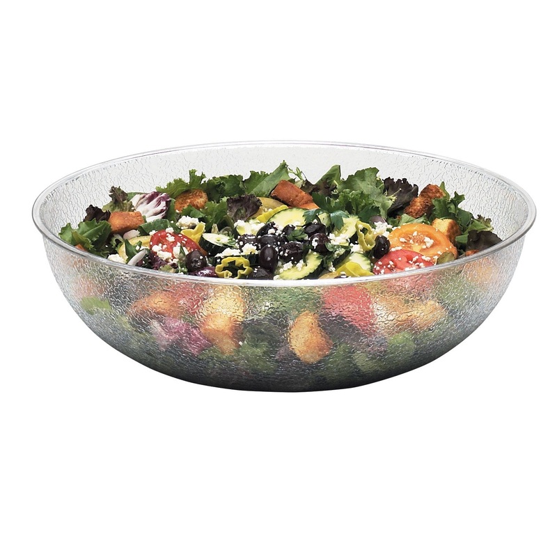Cambro Camwear Round Pebbled Bowl, 10", Plastic