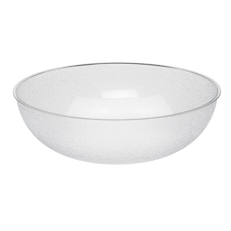 Cambro Camwear Round Pebbled Bowl, 12", Plastic