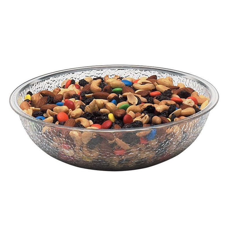 Cambro Camwear Round Pebbled Bowl, 23", Plastic
