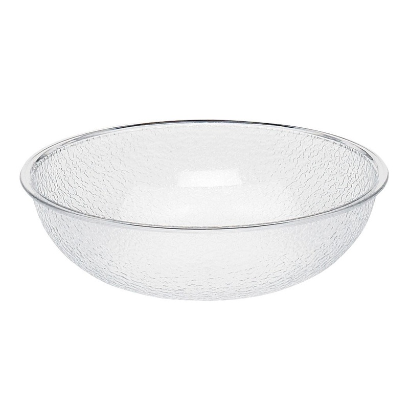 Cambro Camwear Round Pebbled Bowl, 6", Plastic