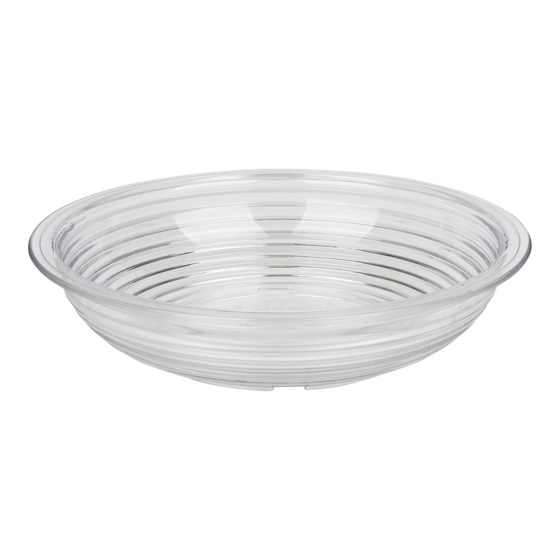 Cambro Camwear Round Ribbed Bowl, 6", Clear