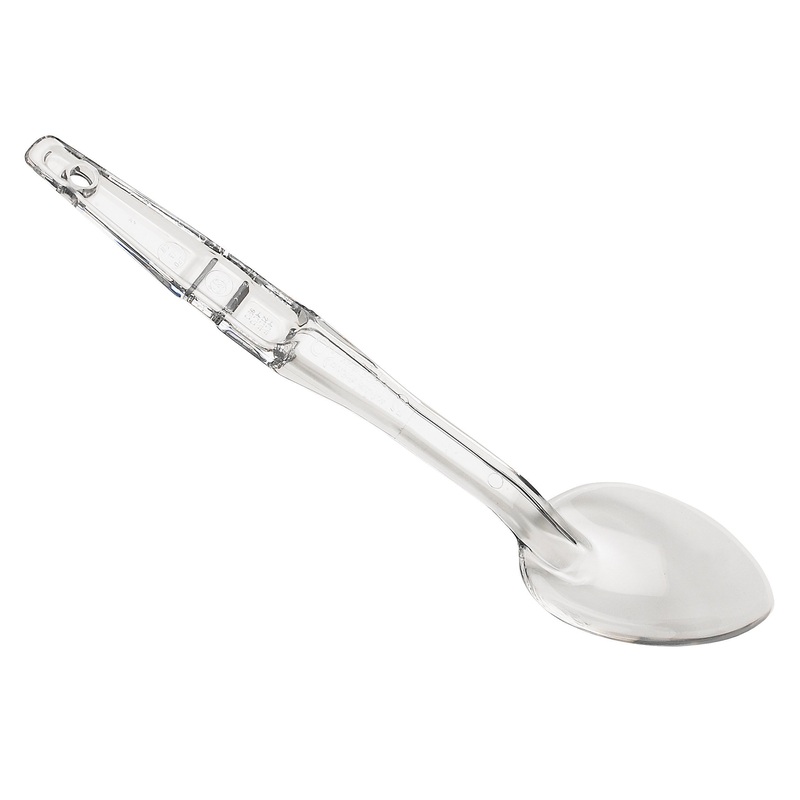 Cambro Camwear Serving Spoon, 13", Clear