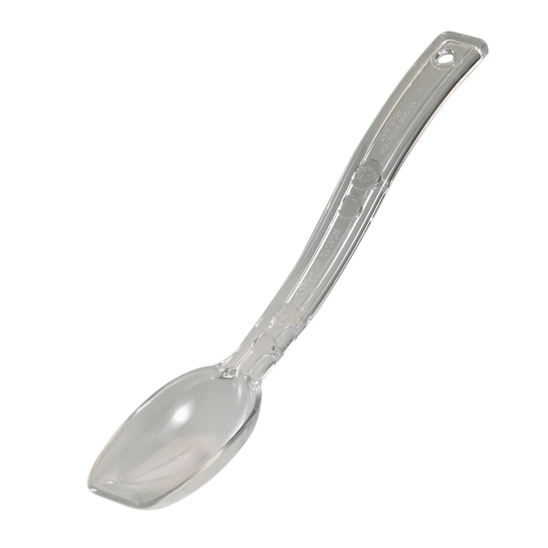 Cambro Camwear Serving Spoon, 8", Clear