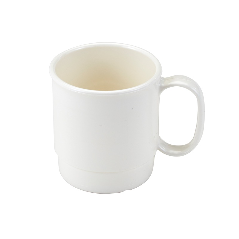 Cambro Camwear Stacking Cup, 7.5 oz, White