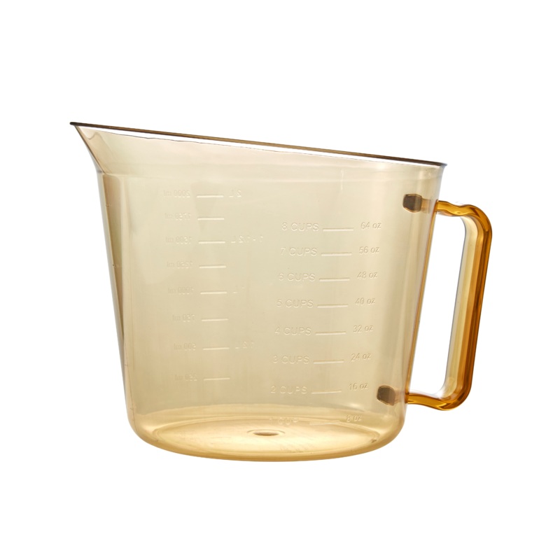 Cambro High Heat Measuring Cup, 2 qt, Amber