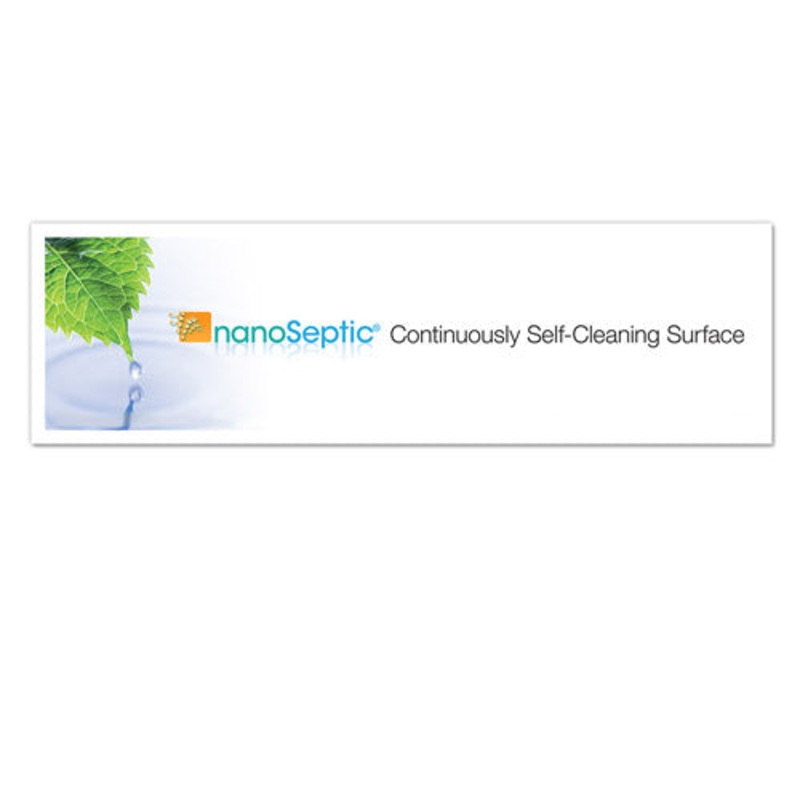 NanoSeptic Wide Tubular Push Bar Wrap, Green Leaf Design (25-pack)