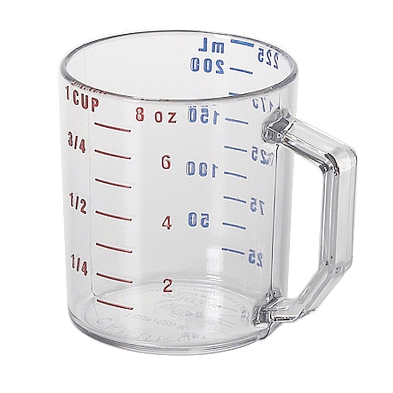 Cambro Camwear Measuring Cup, 1 cup, Clear
