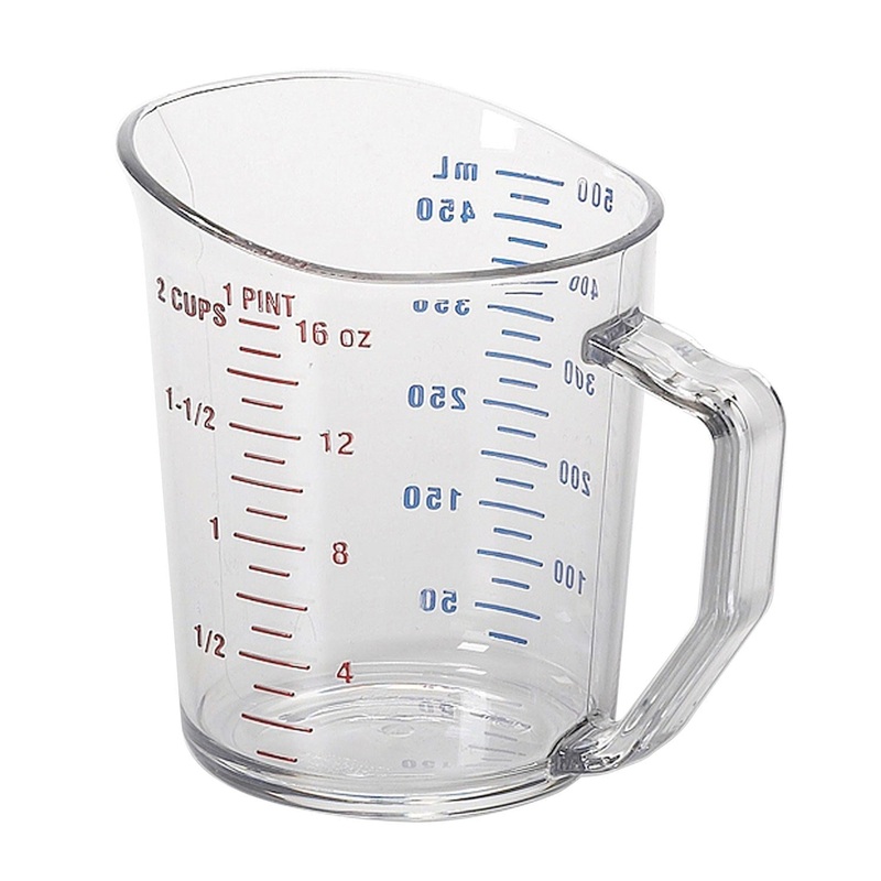 Cambro Camwear Measuring Cup, 2 cup, Clear