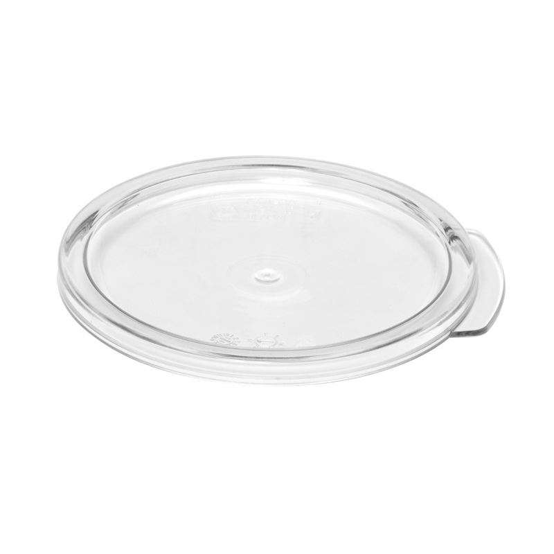 Cambro Camwear Round Food Storage Container Lid, 1 qt, Clear