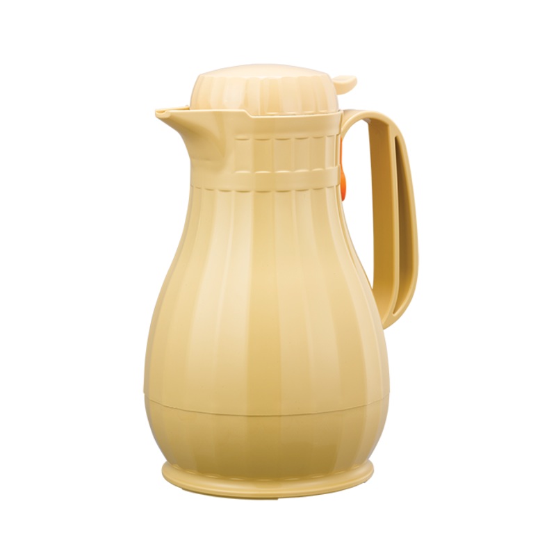 Service Ideas Eco-Serve Insulated Carafe, 1.3 L, Plastic, Butterscotch