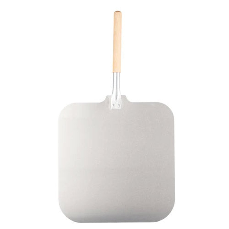 SignatureWares Pizza Peel, 16" x 16" Blade, 12" Handle, Aluminum/Wood