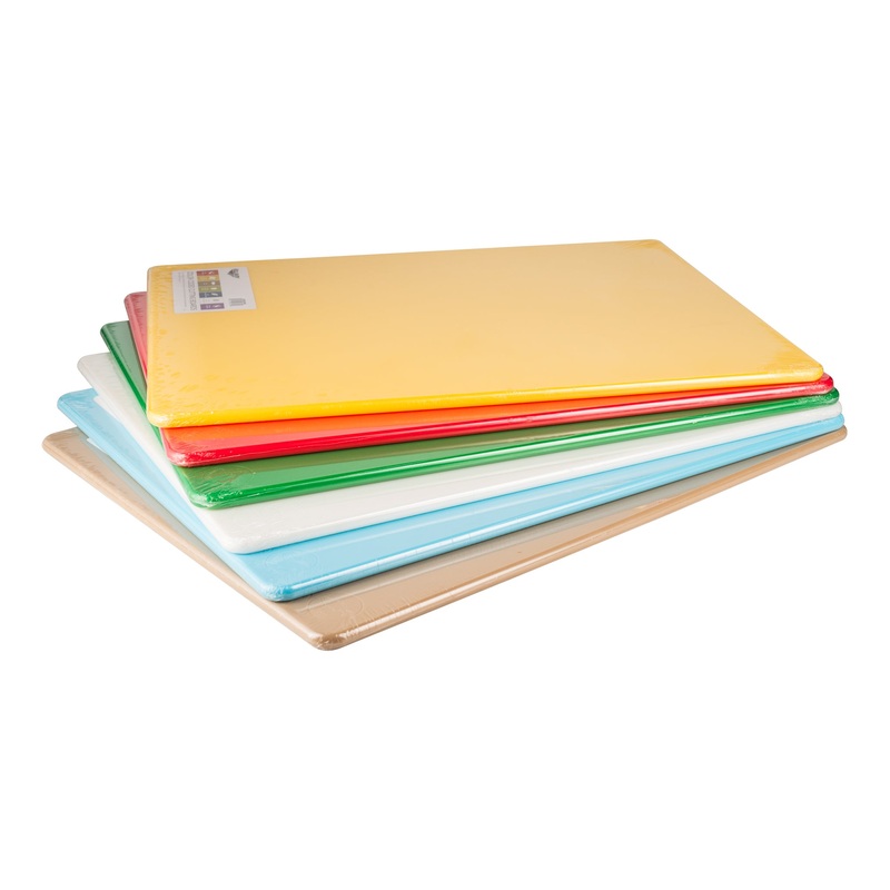 Vollrath 6 Piece Color-Coded Cutting Board Set, 24" x 18"