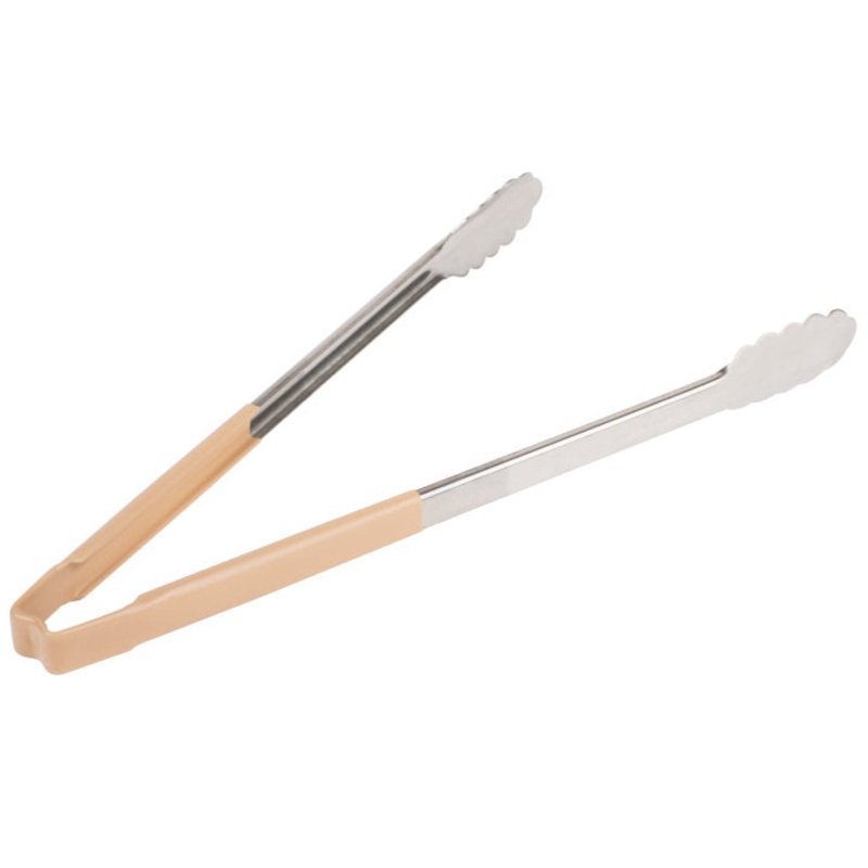 Vollrath Kool-Touch One-Piece Tongs, 16", Tan