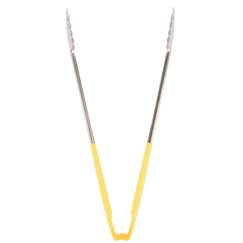 Vollrath Kool-Touch One-Piece Tongs, 16", Yellow