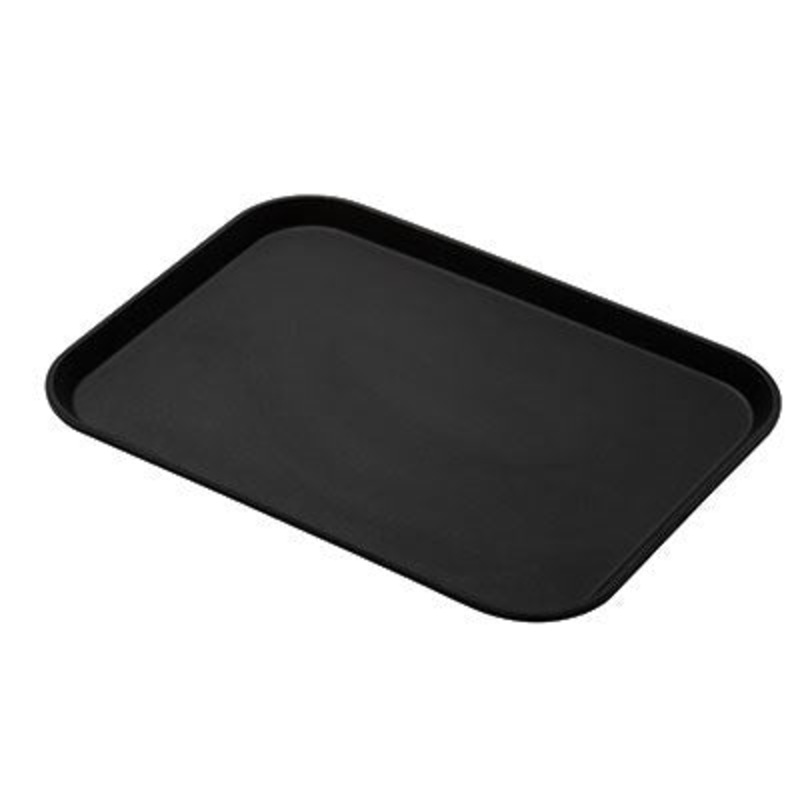 Cambro Camtread Rectangular Tray, 14" x 18", Black