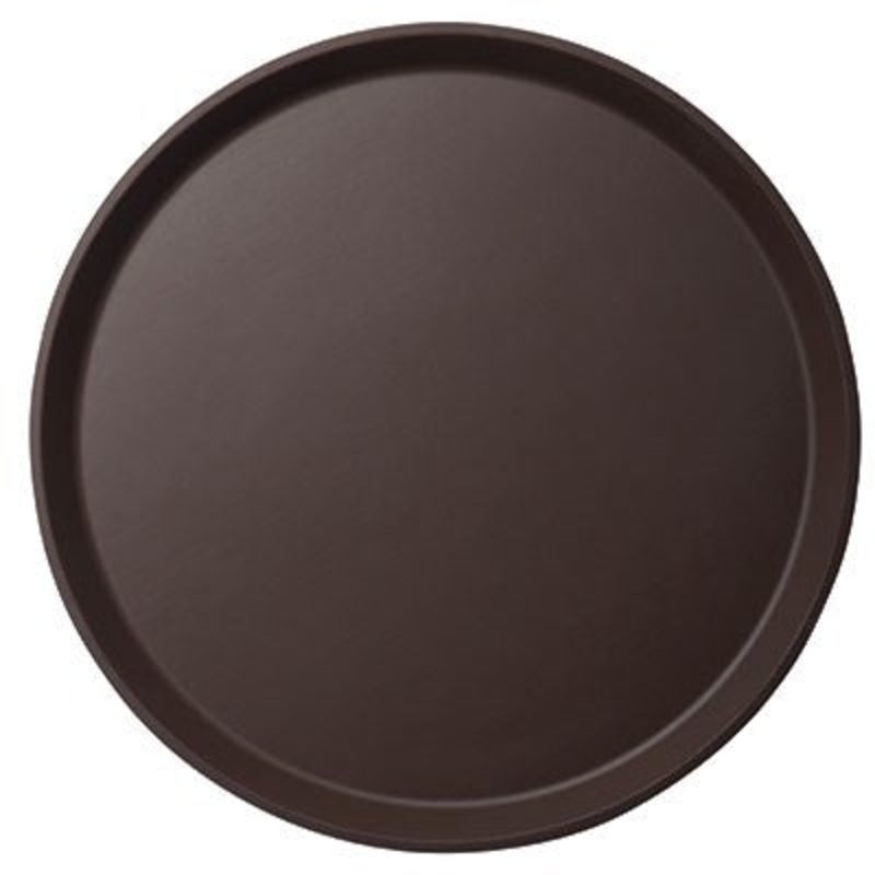 Cambro Camtread Round Tray, 14", Tan