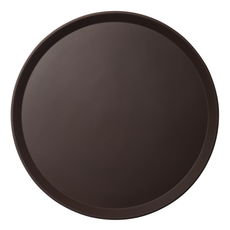 Cambro Camtread Round Tray, 16", Tan