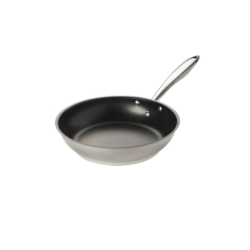 Browne Thermalloy Deluxe Non-Stick Fry Pan, 7.8", Stainless Steel