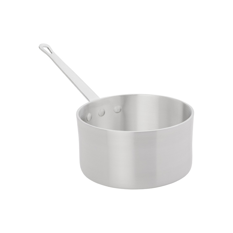 Browne Thermalloy Heavy Weight Sauce Pan, Straight Sided, 3.75 qt, Aluminum