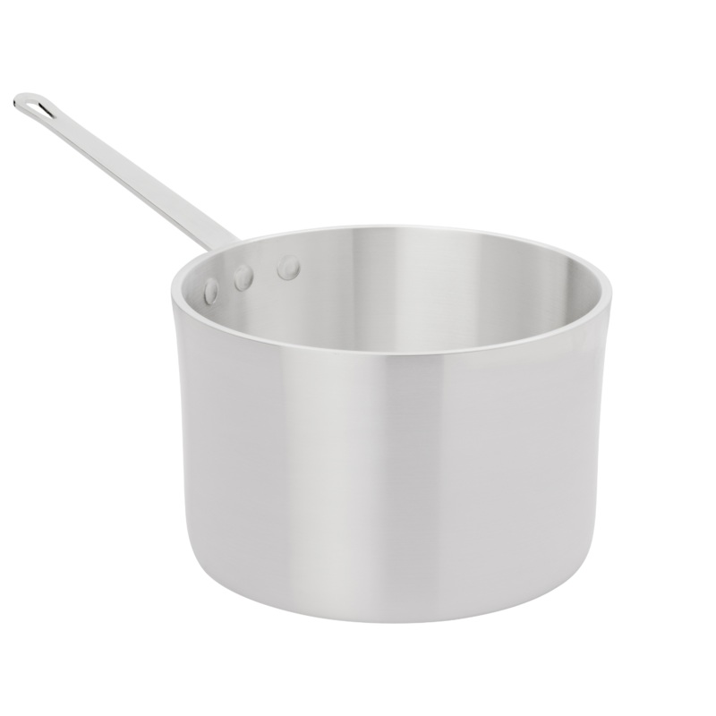 Browne Thermalloy Heavy Weight Sauce Pan, Straight Sided, 7.5 qt, Aluminum