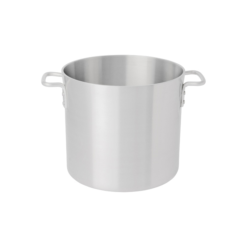 Browne Thermalloy Heavy Weight Stock Pot, 24 qt, Aluminum