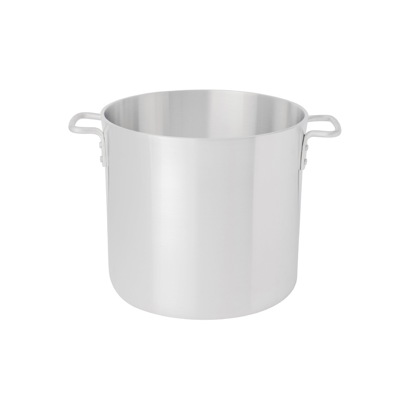 Browne Thermalloy Heavy Weight Stock Pot, 32 qt, Aluminum