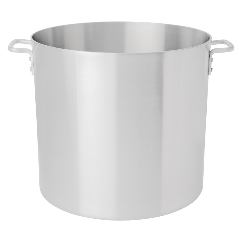 Browne Thermalloy Stock Pot, 60 qt, Aluminum