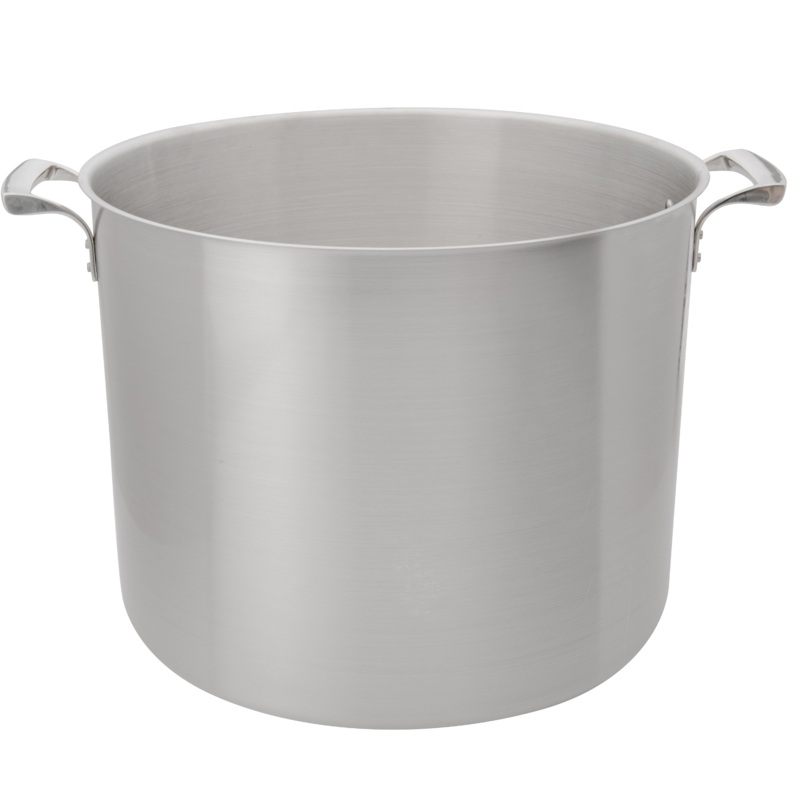 Browne Thermalloy Stock Pot, 80 qt, Stainless Steel