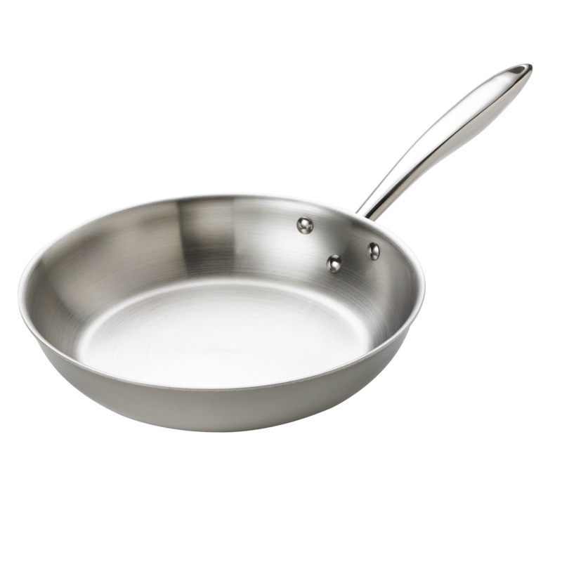 Browne Thermalloy Tri-Ply Fry Pan, 11", Stainless Steel