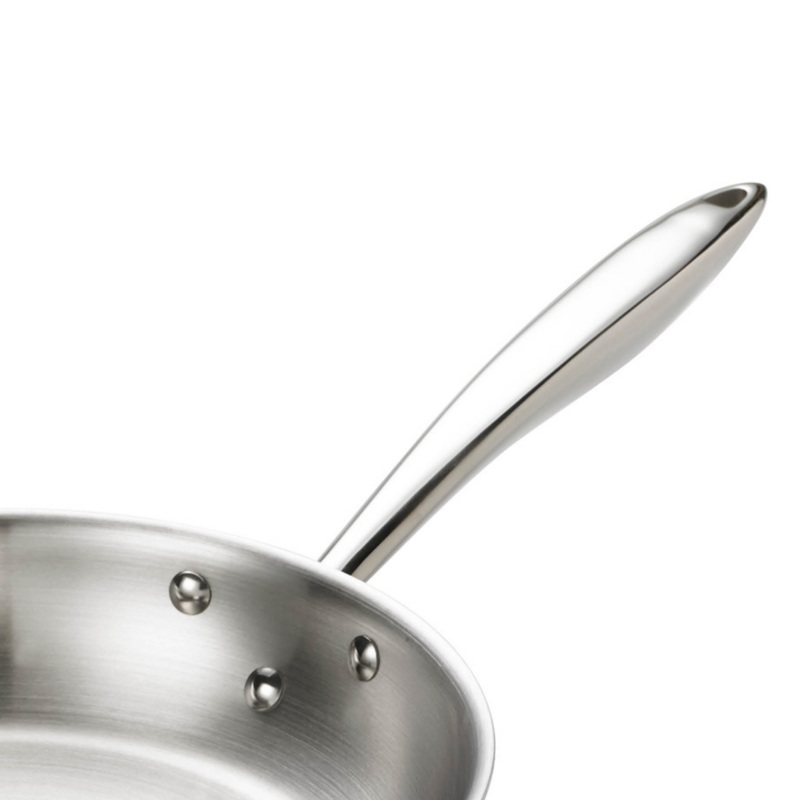 Browne Thermalloy Tri-Ply Fry Pan, 9.5", Stainless Steel