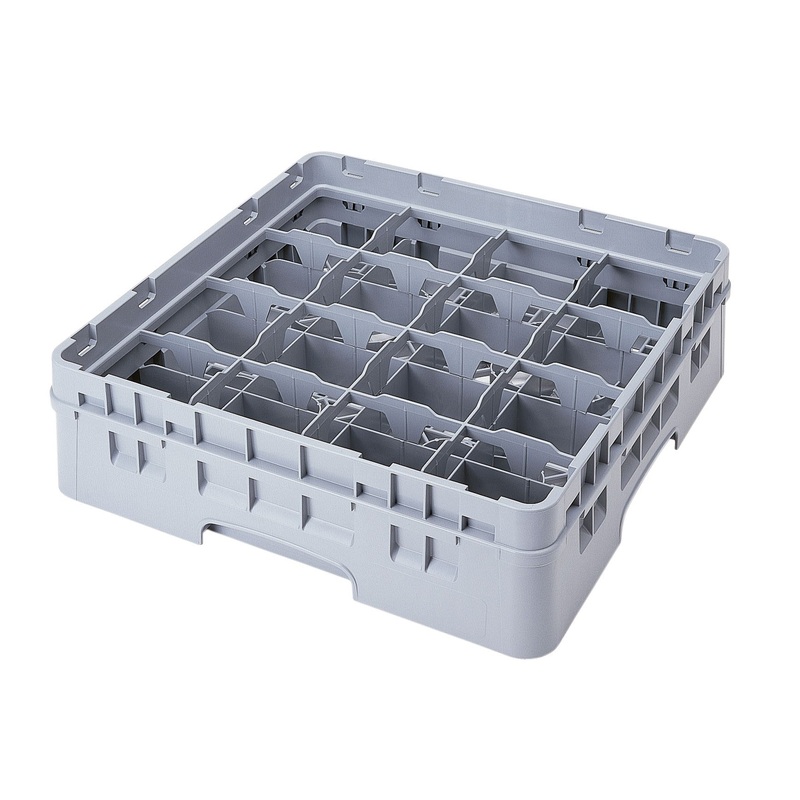 Cambro Camrack Cup Rack, 16 Compartment, 4 1/4" Height, Grey
