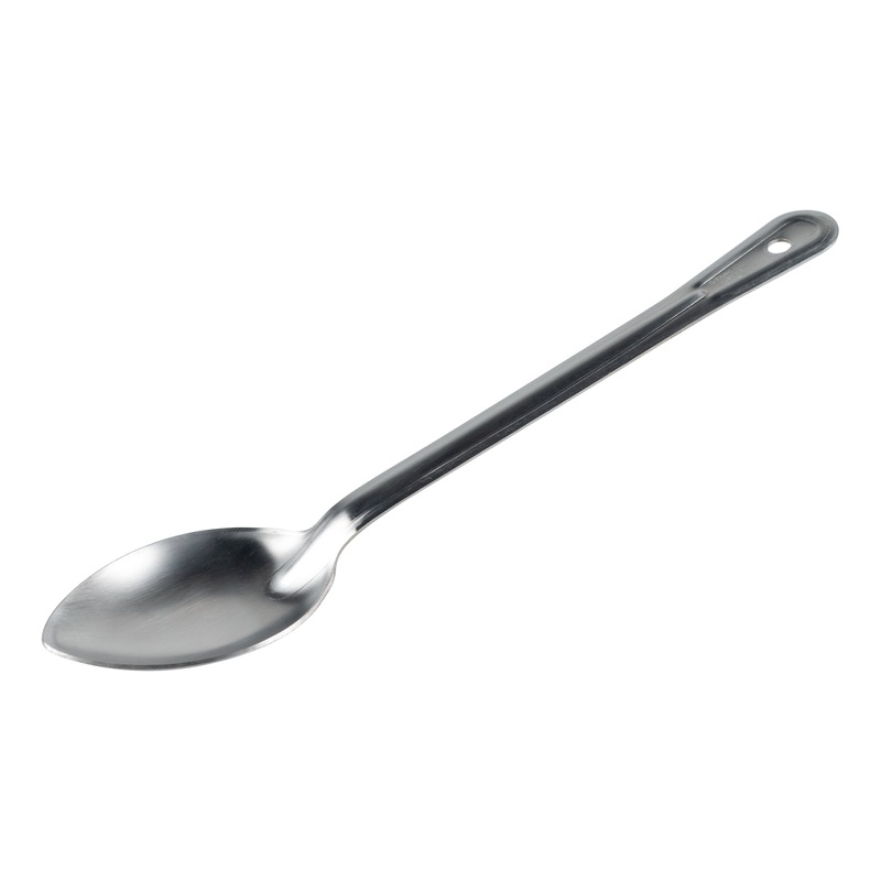 Browne Renaissance Solid Serving Spoon, 13", Stainless Steel