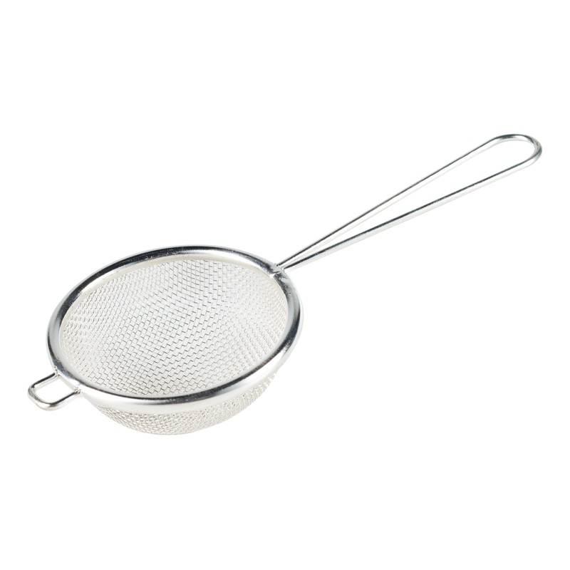Browne Single Mesh Fine Strainer, 2.75", Wire Handle