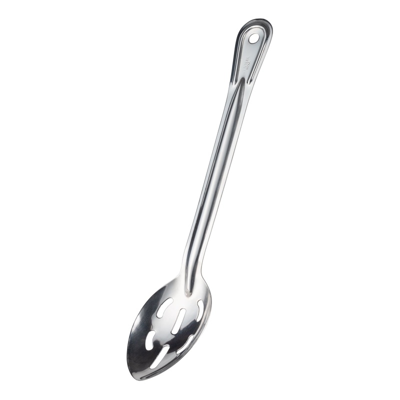 Browne Slotted Serving Spoon, 13", Stainless Steel