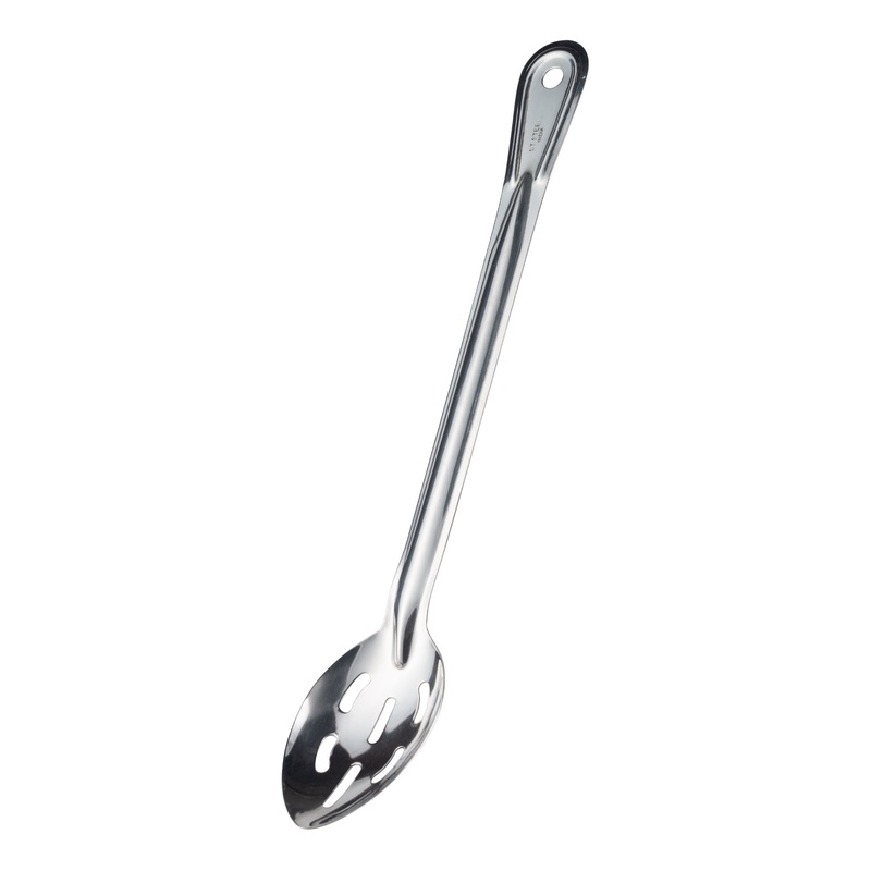 Browne Slotted Serving Spoon, 15", Stainless Steel