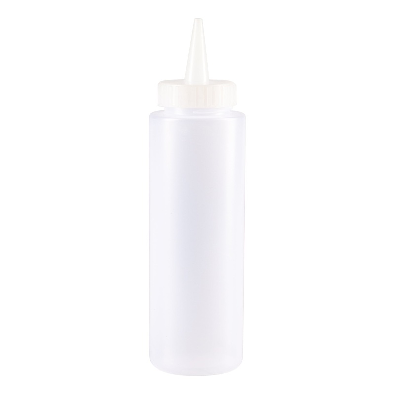 Browne Squeeze Bottle, 8 oz, Clear